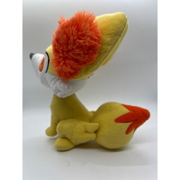 Pokémon Fennekin Plush Toy Soft Stuffed Animal Orange Yellow Tail 8" Tall - Picture 3 of 5